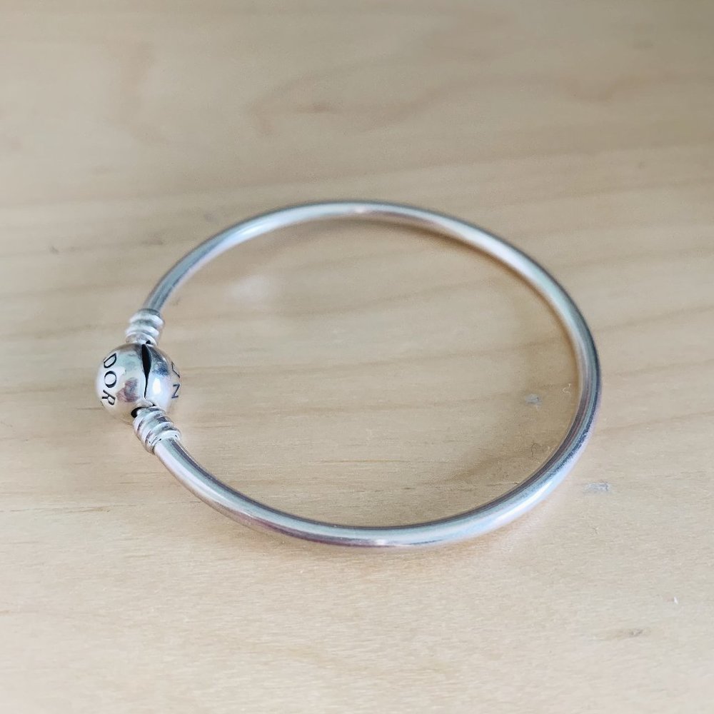Sterling Silver Pandora Moments Bangle